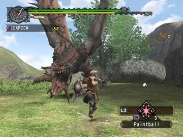 Monster Hunter (Japan) screen shot game playing